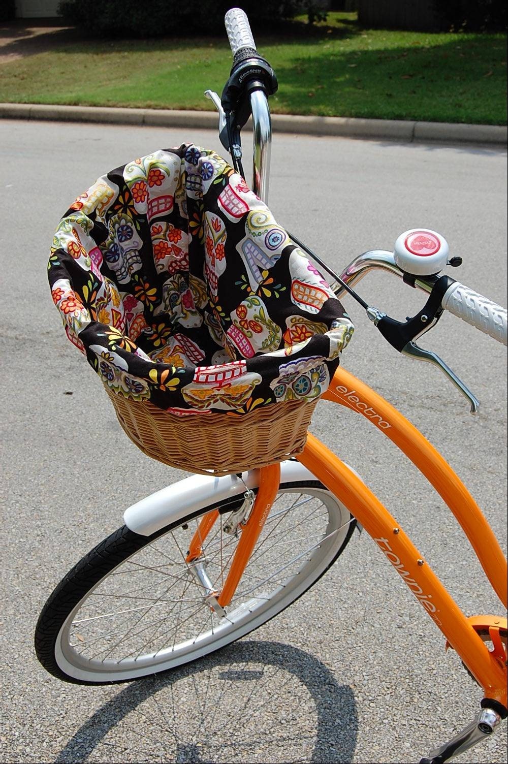 Etsy miamaria Custom Bicycle Basket Lining