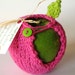 Apple Jacket - Hand Knit Hot Pink