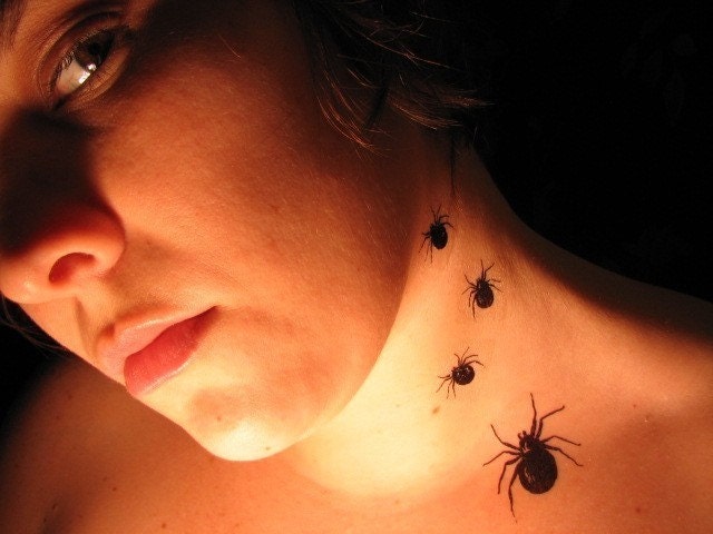 SPIDER Temporary Tattoos (Set of 5)