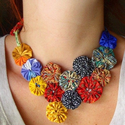 Necklaces Made From Fabric
