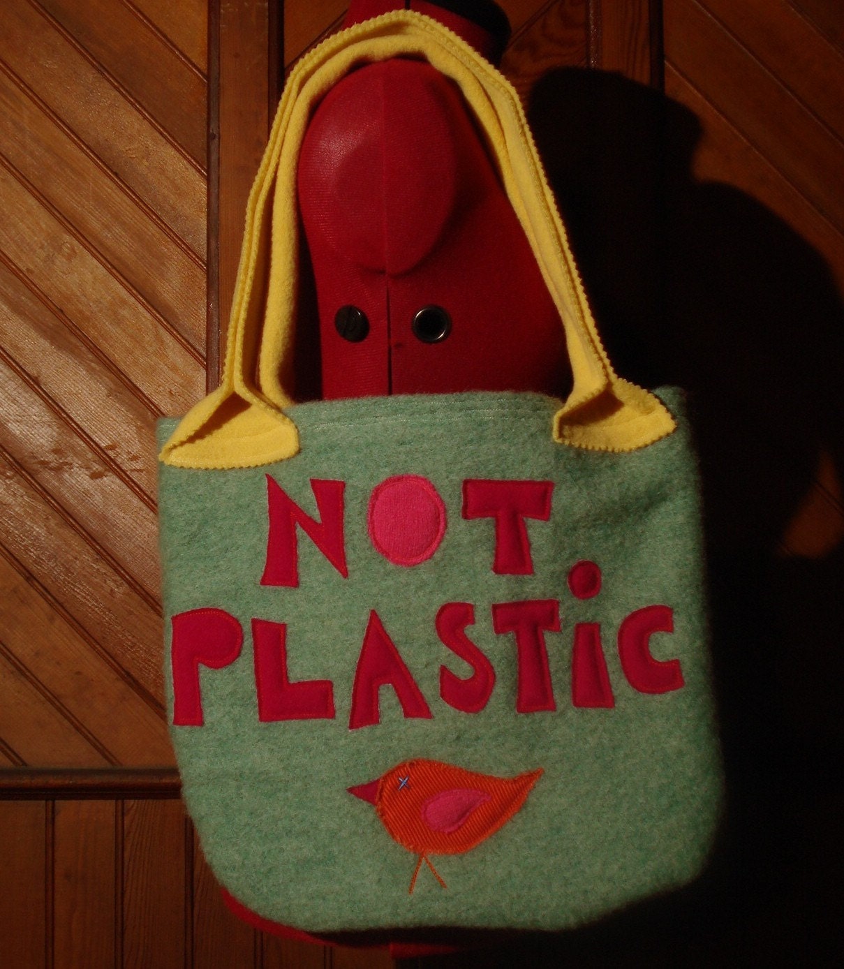 NOT PLASTIC - Recycled Wool Tote