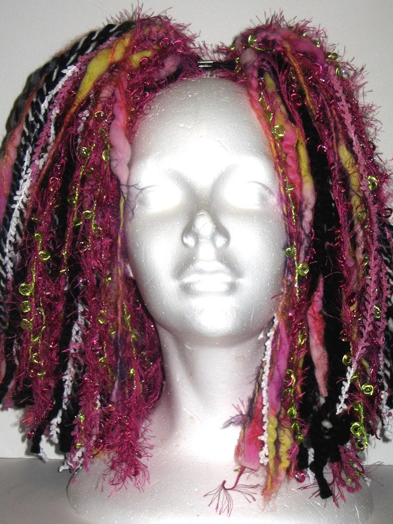 Black And Pink Hair. Etsy :: Pink and Black Punk