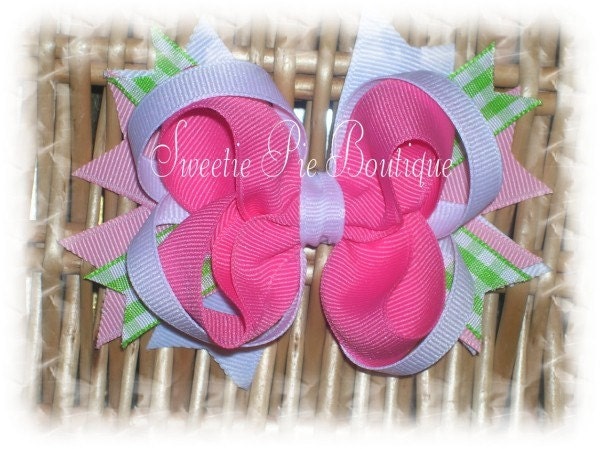 4 Inch Layered Boutique Hairbow Bow