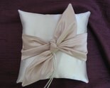 NEW Wedding Ring Bearer Pillow IVORY CHAMPAGNE 
