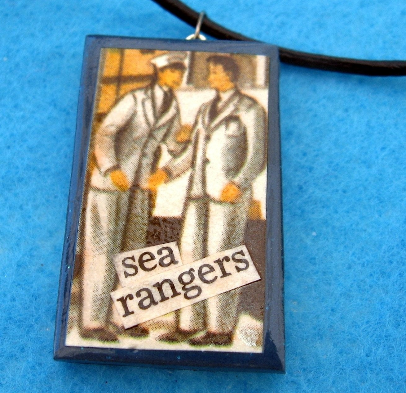 Sea Rangers pendant (on leather cord)