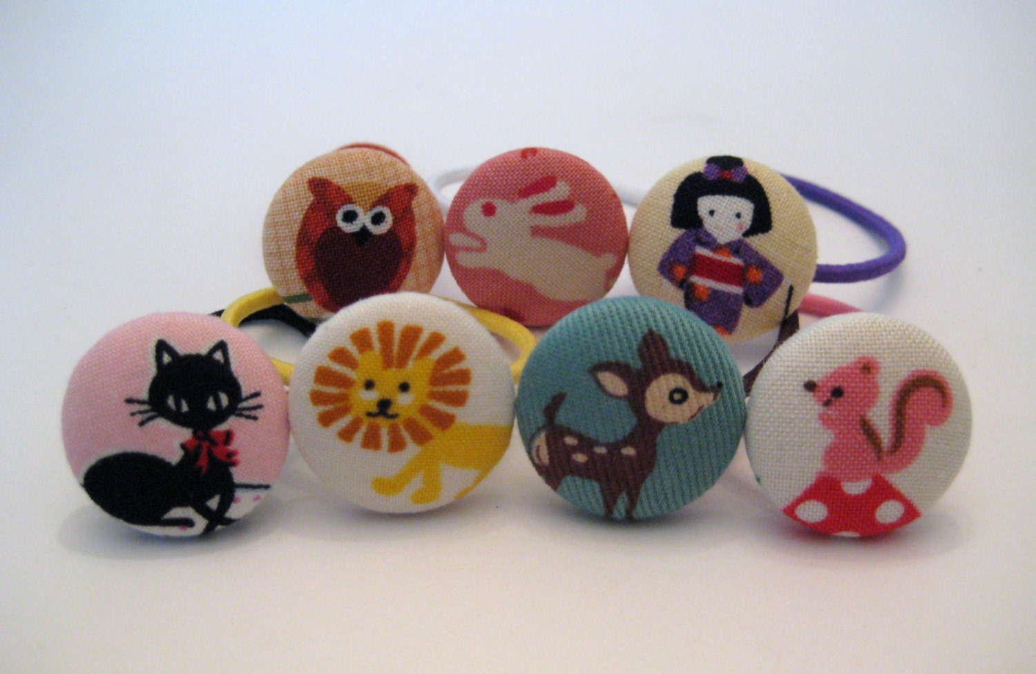 My Little Friends - Seven Days of Fun - Adorable and Fun Ponytail Holders for Little Girls