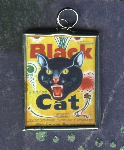 Firework Black Cat