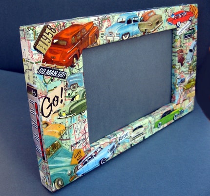 Classic Car collage Photo Frame