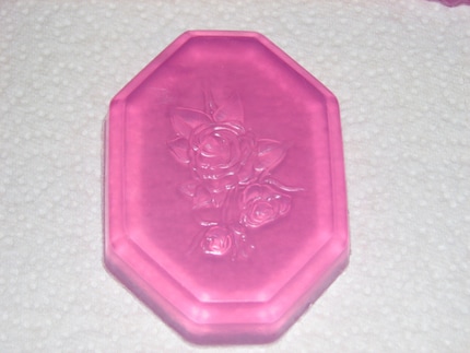 Rose scented decorative soap