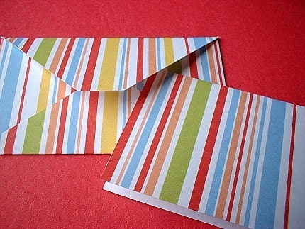 Awning Stripe Notecard and Envelope Set (Set of 6)
