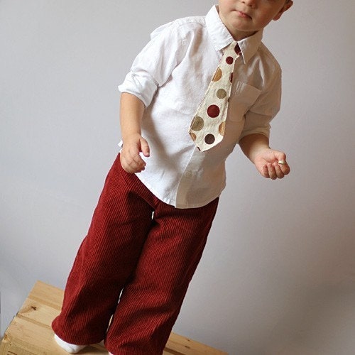 Limited Edition - Little Christmas Pants and Tie Set