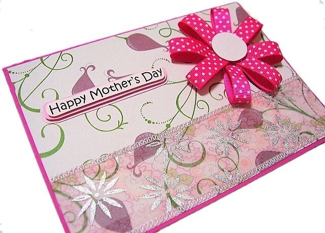 happy mothers day cards. Pink Heart Happy Mother#39;s Day