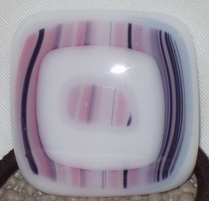Fused Glass Ponytail Holder from artglassfusion