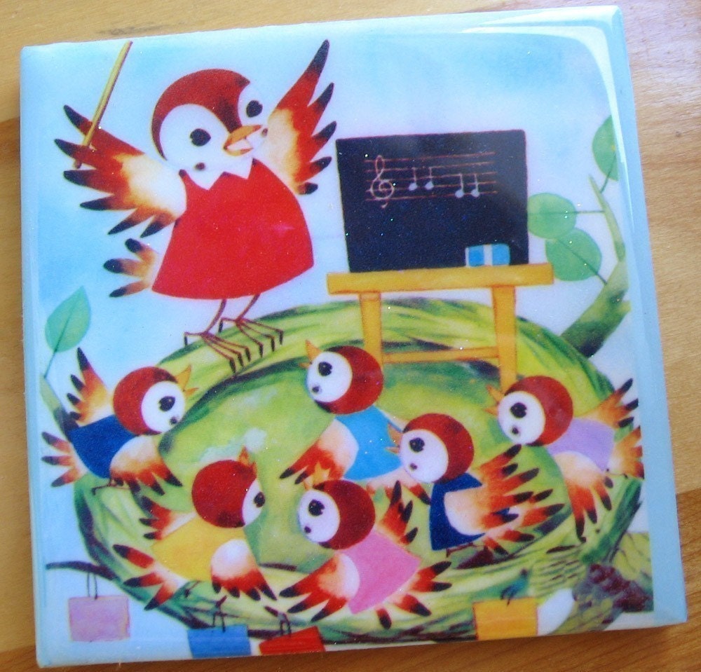 Bird School Coaster