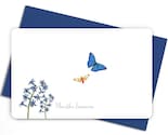 Personalised notecards - Flying butterflies