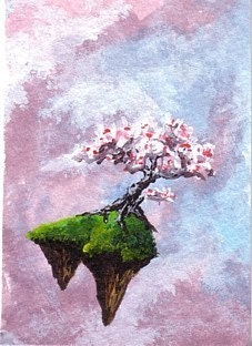 cherry tree blossom art. Etsy :: Cherry Blossom Tree on