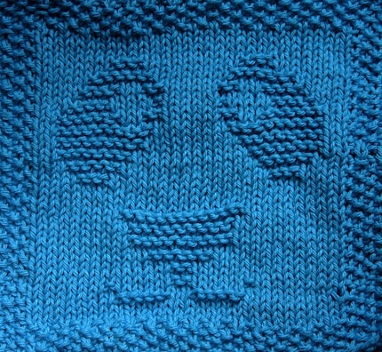 A Knitting Mountain: Peace Washcloth Pattern