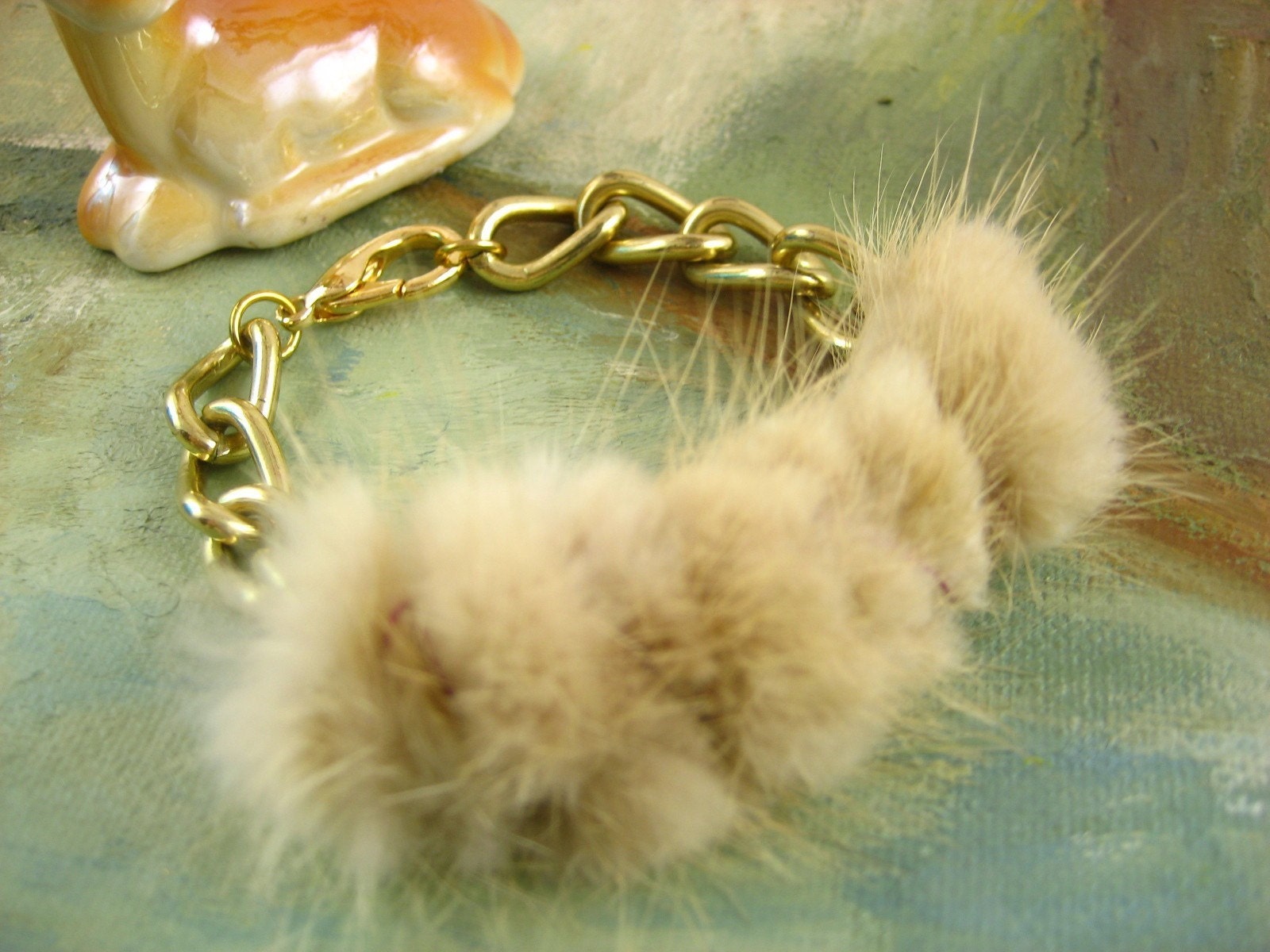 Recycled Mink Fur Bracelet - FW Collection