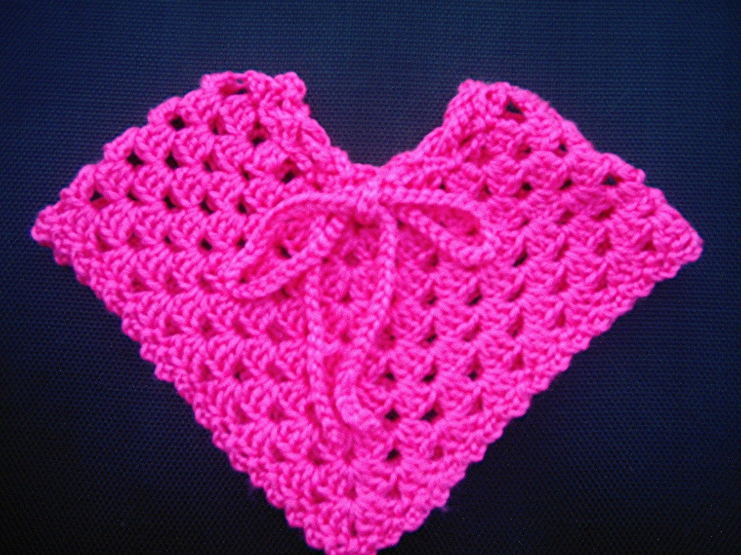 Crochet Baby Poncho Crochet Pattern | Red Heart